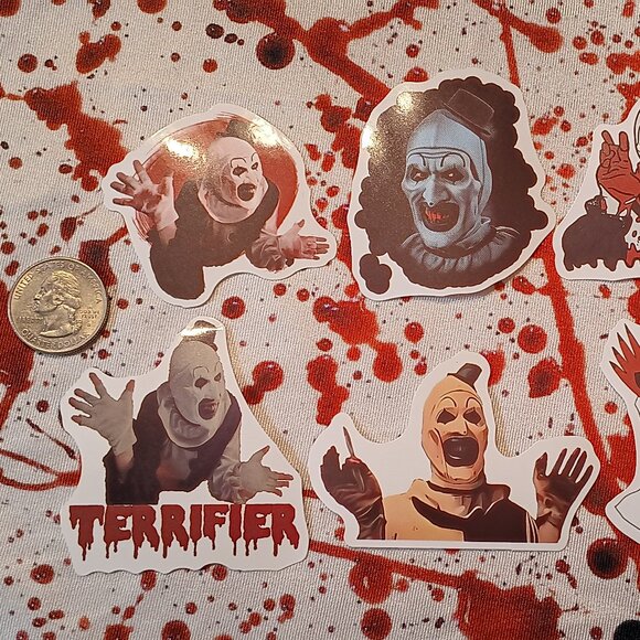 Art The Clown Terrifier Stickers - Picture 2 of 9